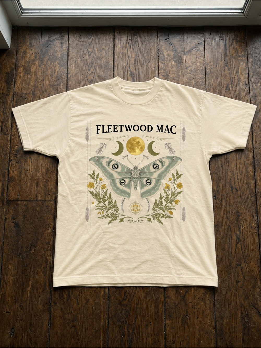 Fleetwood Mac Moth & Moon Band Tee